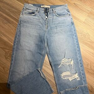 GRLFRND boyfriend low rise jeans